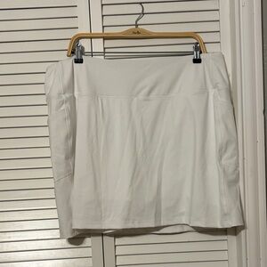 Lands' End White Skirt